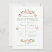 Pastel Blume feiern Einladung (Vorderseite)