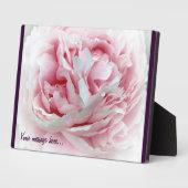 Pastel-Blume Fotoplatte (Seite)