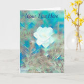 Pastel-Blume Karte (Gelbe Blume)