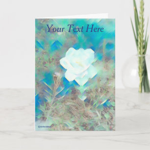Pastel-Blume Karte