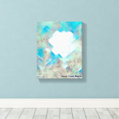 Pastel-Blume Leinwanddruck (Insitu (Holzboden))