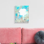 Pastel-Blume Leinwanddruck (Insitu (Wohnzimmer))