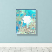 Pastel-Blume Leinwanddruck (Insitu (Holzboden))