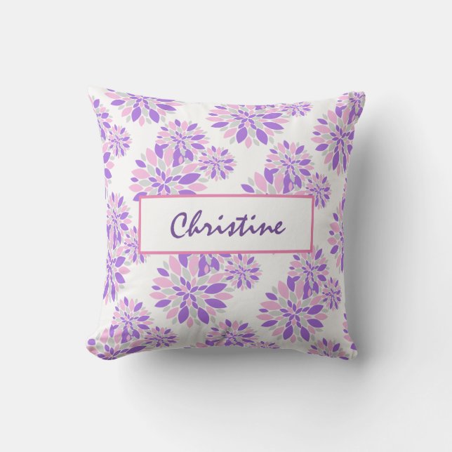 Pastel Blume Petal Christine Cushion Throw Kissen (Vorderseite)