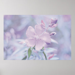 Pastel-Blume Poster