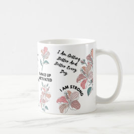 Pastel-Blume Selbst-Liebe Kaffeetasse