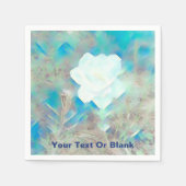 Pastel-Blume Serviette (Vorderseite)