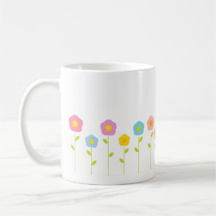 Pastel Blume Tasse