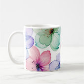 Pastel Blume Tasse (Links)