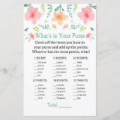 Pastel-Blume Was ist in Ihrem Geldbeutel? (Vorderseite)