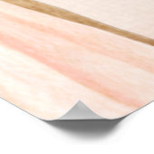 Pastel Blumenmandap mit indischem Ehepaar Willkomm Poster (Ecke)