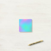 Pastel Blurry Gradient Post-it Notes Klebezettel (Auf Schreibtisch)