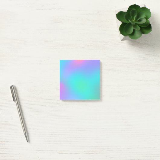 Pastel Blurry Gradient Post-it Notes Klebezettel (Büro)