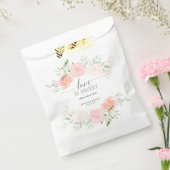 Pastel Blush Brautparty Gefallen Beutel Liebe ist Geschenktütchen (Versiegelt)