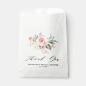 Pastel Blush Elfenbeinrosa Brautparty Geschenktütchen (Vorderseite)