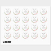 Pastel Blush Gevor Sticker (Blatt)