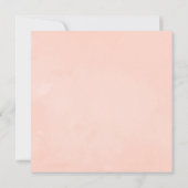 Pastel Blush Greenerity Wedding Einladung (Rückseite)