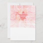 Pastel Blush Pink Dahlia Wedding Update Einladung (Rückseite)