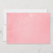 Pastel Blush Pink Geometric Floral Heilige Kommuni Einladung (Rückseite)
