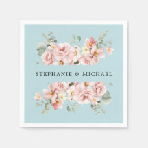 Pastel Blush Rose Botanische Hochzeit