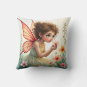 Pastel-Blüten-Feenkissen Kissen (Rückseite)