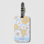 Pastel Bohemian Flowers Gepäckanhänger (Vorderseite Vertikal)