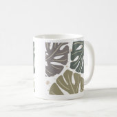 Pastel Boho Abstrakte Bio ästhetische Tasse (VorderseiteRechts)