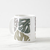 Pastel Boho Abstrakte Bio ästhetische Tasse (Vorderseite Links)
