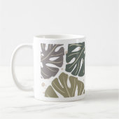 Pastel Boho Abstrakte Bio ästhetische Tasse (Links)