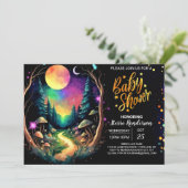 Pastel Boho Adventure erwartet Baby Shower Einladung (Stehend Vorderseite)