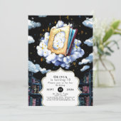 Pastel Boho Enchanted Storybook Birthday Einladung (Stehend Vorderseite)