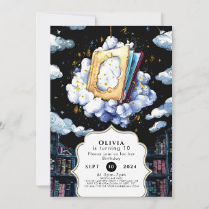 Pastel Boho Enchanted Storybook Birthday Einladung
