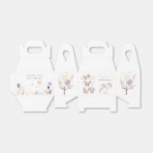 Pastel Boho Fawn und Balloons Geburtstag Geschenkschachtel (Ungefaltet)