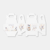 Pastel Boho Fox und Balloons zum Geburtstag Geschenkschachtel (Ungefaltet)