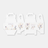 Pastel Boho Igel und Balloons Geburtstag Geschenkschachtel (Ungefaltet)