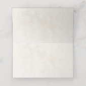 Pastel Boho Neutral Floral Wedding Platzkarte (Innenseite Aufgefaltet)