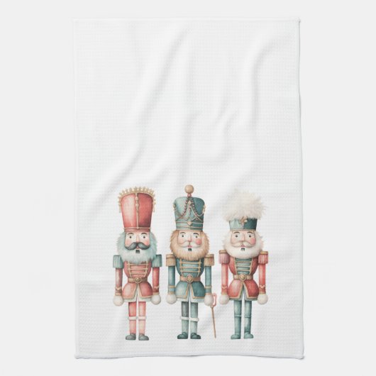 Pastel Boho Nutcracker Script Geschirrtuch (Vertikal)