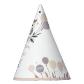 Pastel Boho Owl und Balloons Geburtstag Partyhütchen (Rechts)