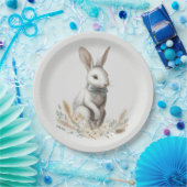 Pastel Boho Rabbit Pappteller (Party)
