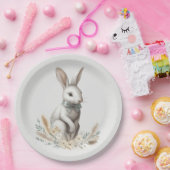Pastel Boho Rabbit Pappteller (Party)