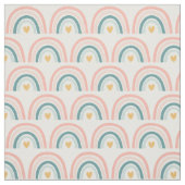 Pastel Boho Rainbows-Pinks, Blues, Goldgewebe Stoff (Muster)