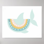 Pastel Boho Shark Poster (Vorne)