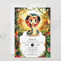 Pastel Boho Snake Birthday