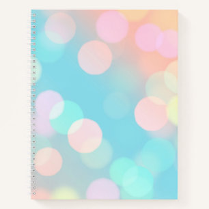 Pastel Bokeh Bullet Journal / Linken-Notebook Notizblock