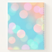 Pastel Bokeh Bullet Journal / Linken-Notebook Notizblock (Rückseite)