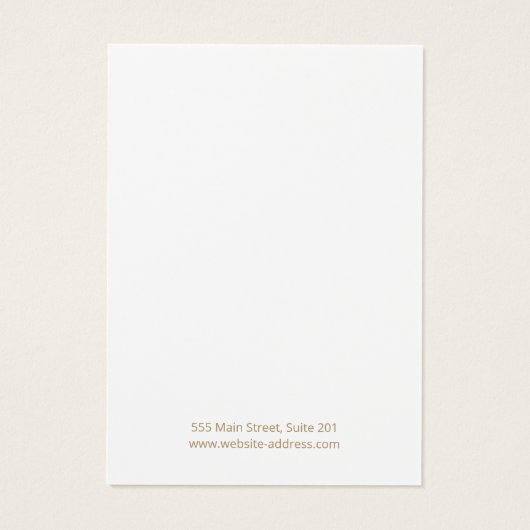 Pastel Bokeh Juwelier Earring Display Card (Rückseite)