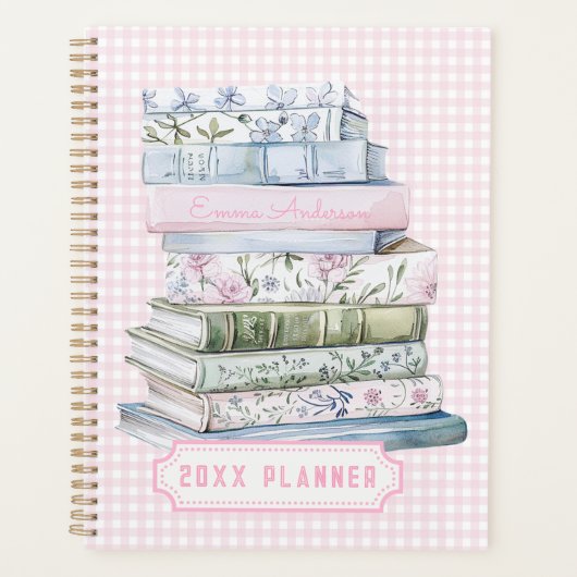 Pastel Books | Literature Subject Planer (Vorderseite)