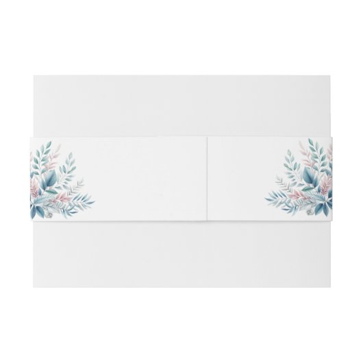 Pastel Botanical- Einladungsbanderole (Rückseitenbeispiel)