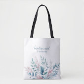 Pastel Botanical Wedding-Bridesmaid- Tasche (Vorderseite)