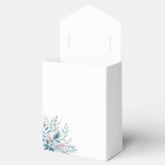 Pastel Botanical-Wedding- Geschenkschachtel (Geöffnet)